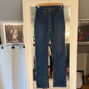 Dark Blue Women's Straight-Leg Jeans